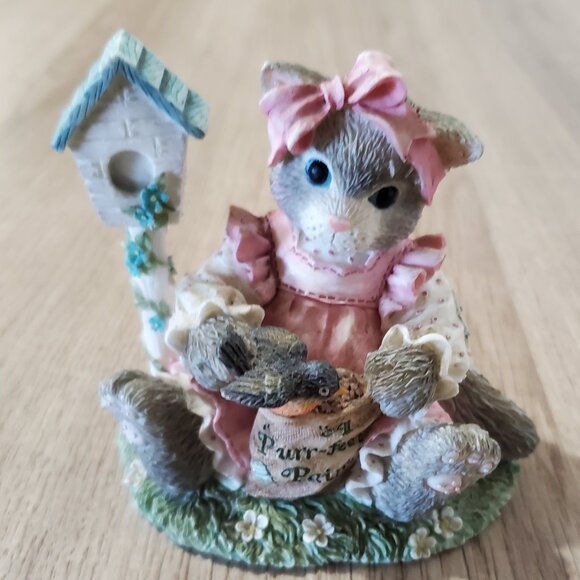 Calico Kittens "You're My Feathered Friend Forever" Figurine Collectible - Picture 2 of 9
